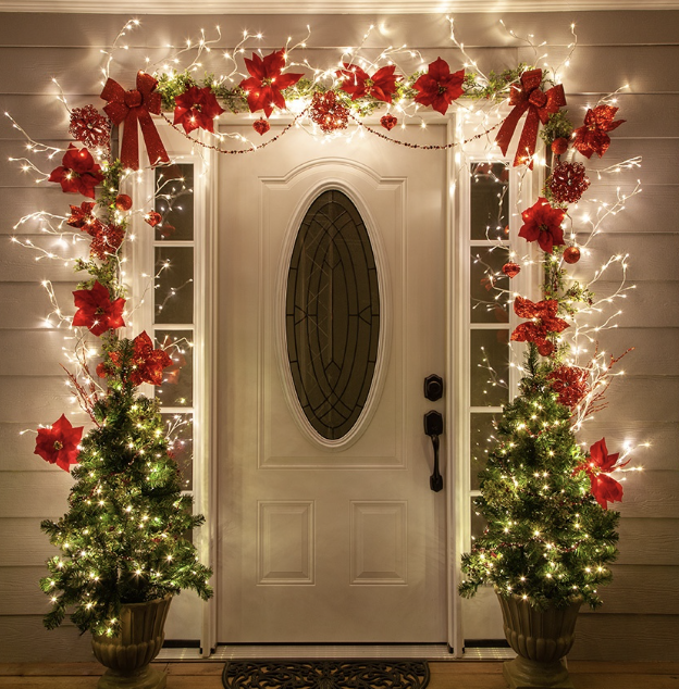 The Christmas Season's Best Decorated Advisory Doors